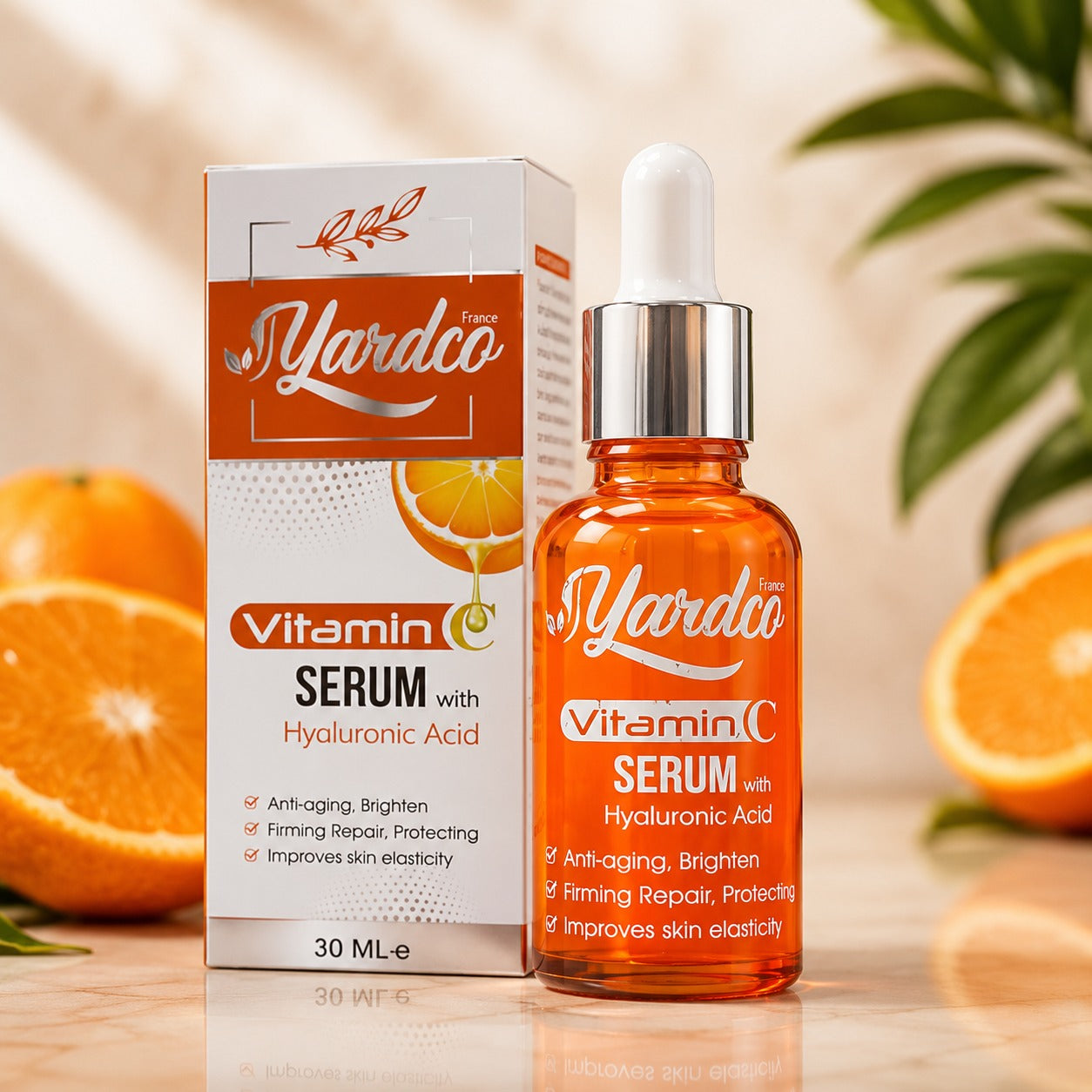 Vitamin C Face Serum with Hyaluronic Acid – Brightening & Anti-Aging 30ml