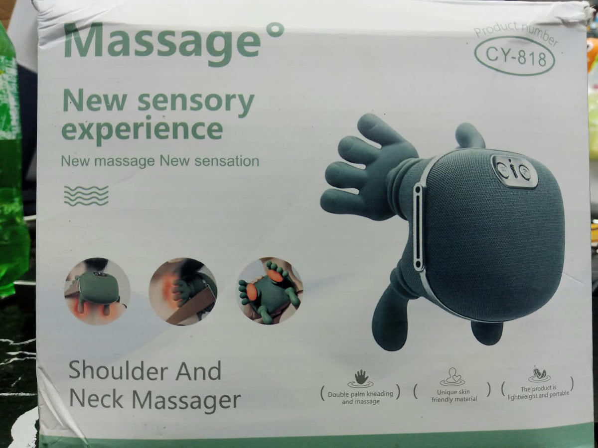Smart Electric Neck Massager with Finger Pressure Simulation