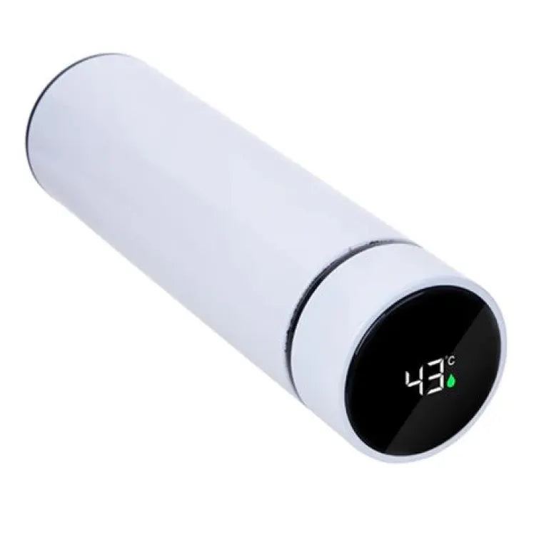 Smart Temperature Display Stainless Steel Thermal Vacuum Water Bottle (500ml) - Random Color