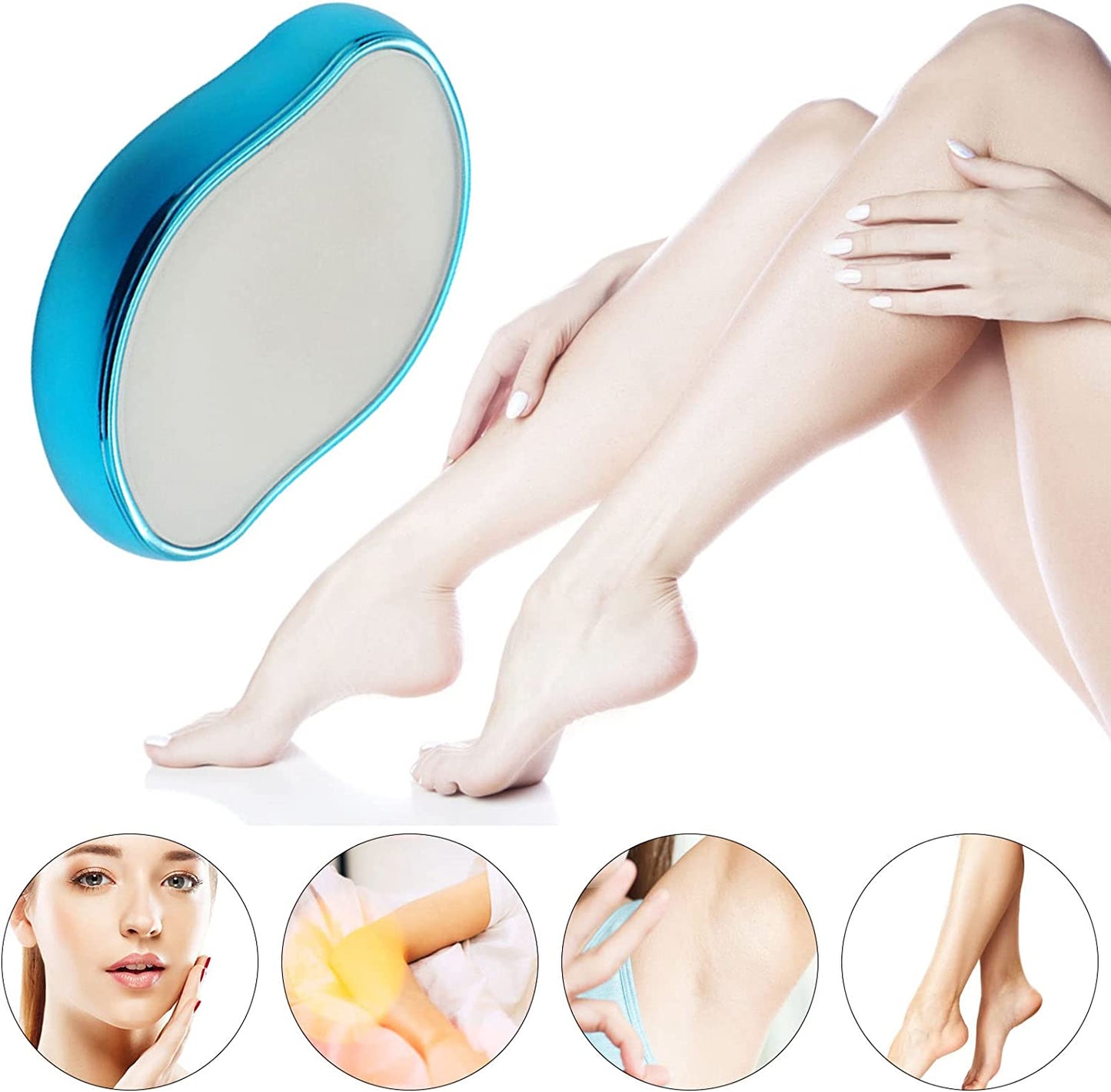 Magic Crystal Hair Eraser – Painless Hair Remover for Smooth & Silky Skin