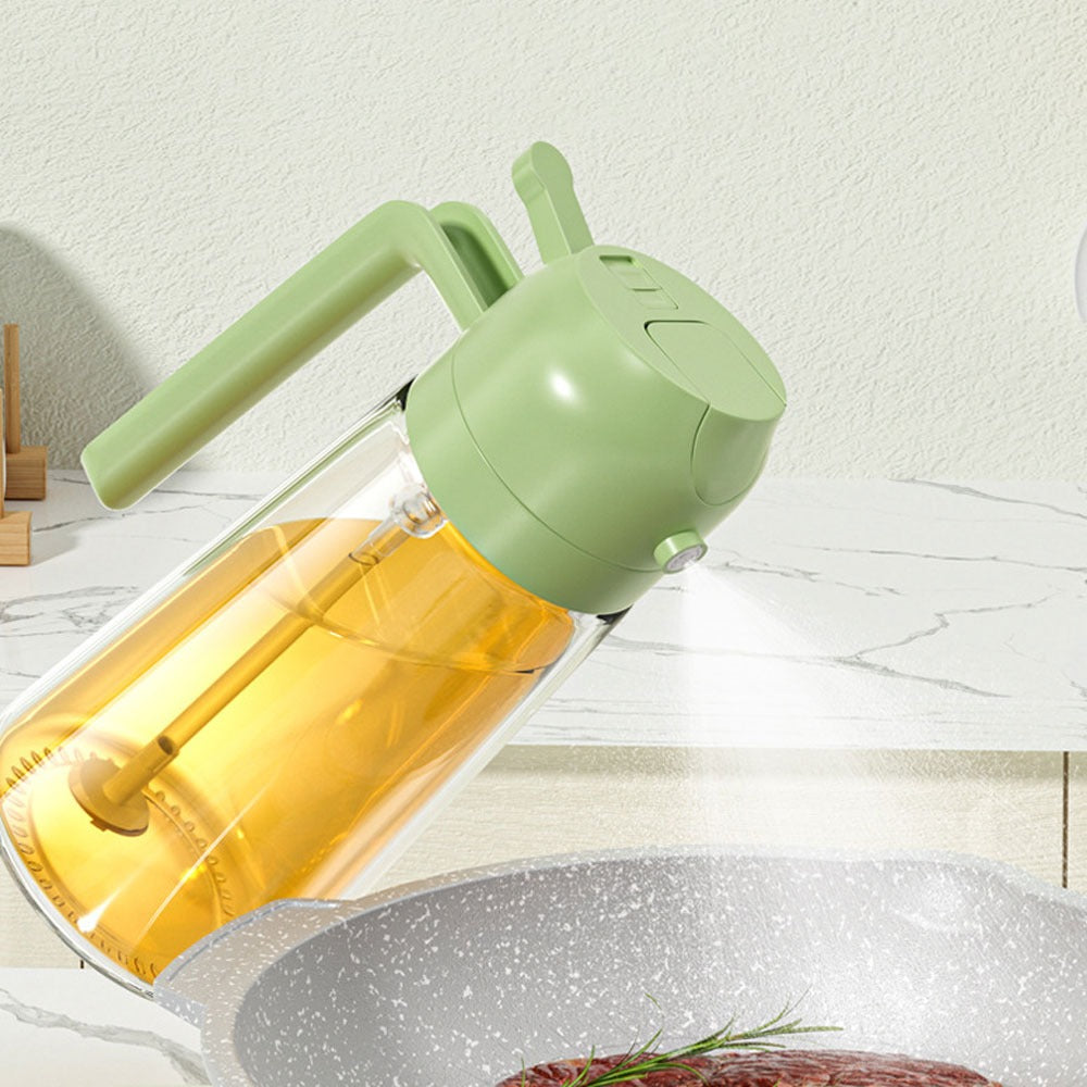 2-in-1 Oil Sprayer Bottle 470ml – Cooking, Baking & BBQ Kitchen Oil Dispenser