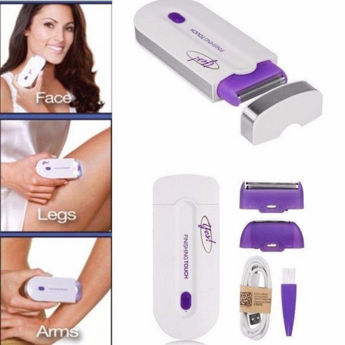 Painless Electric Epilator & Hair Removal Device for Women