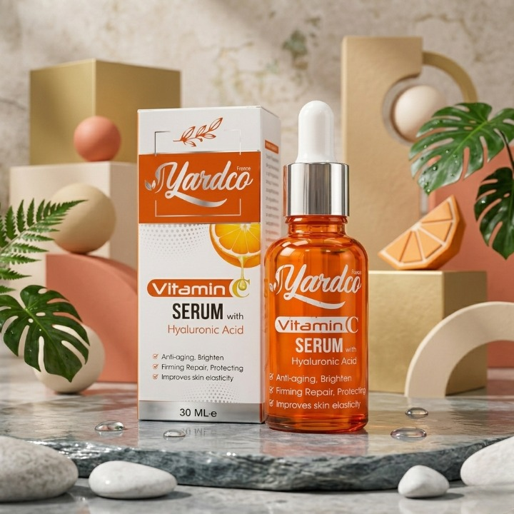 Vitamin C Face Serum with Hyaluronic Acid – Brightening & Anti-Aging 30ml