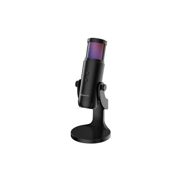 Xtrike Me XMC-01 RGB Streaming Gaming Microphone – USB Condenser Mic with 12 RGB Light Modes