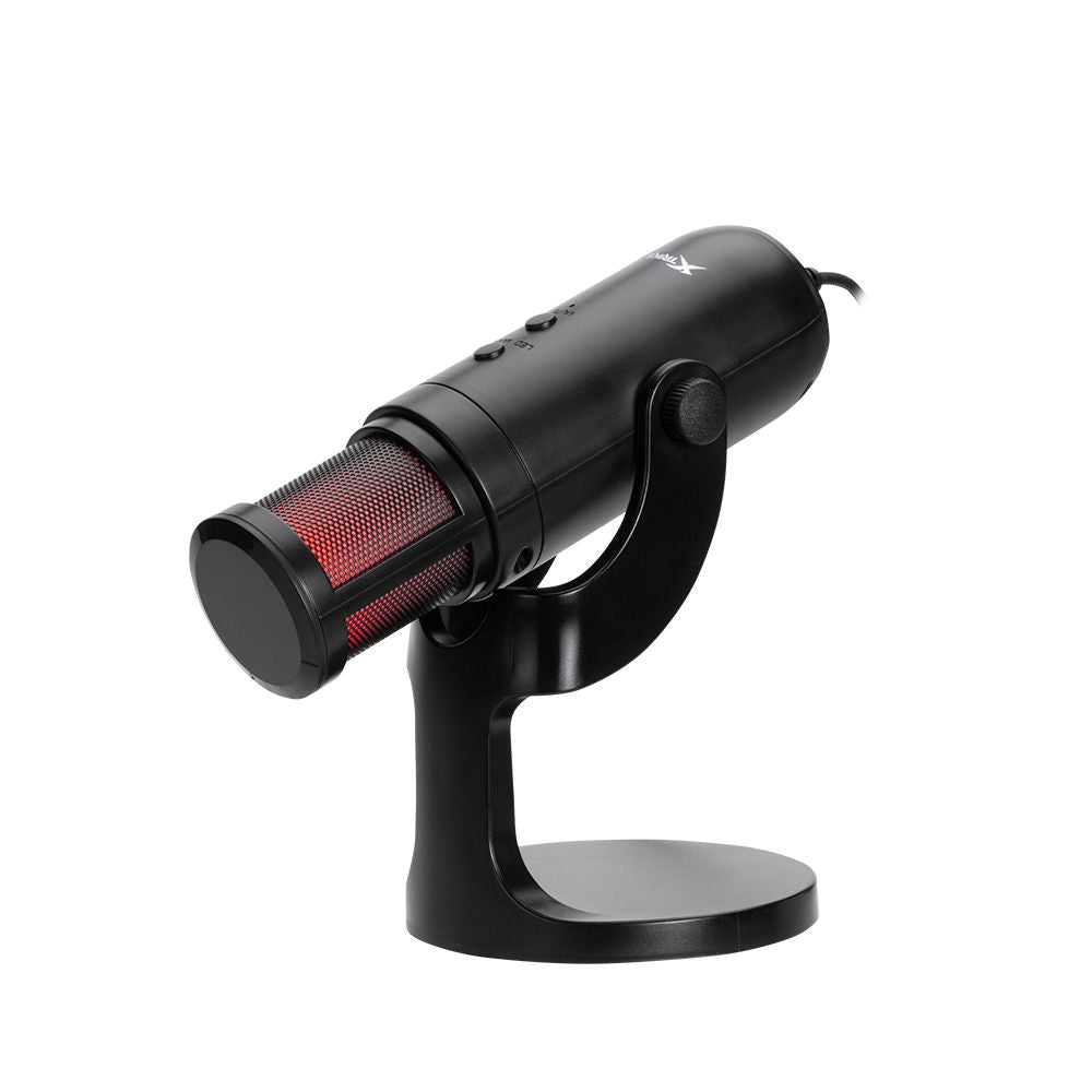 Xtrike Me XMC-01 RGB Streaming Gaming Microphone – USB Condenser Mic with 12 RGB Light Modes