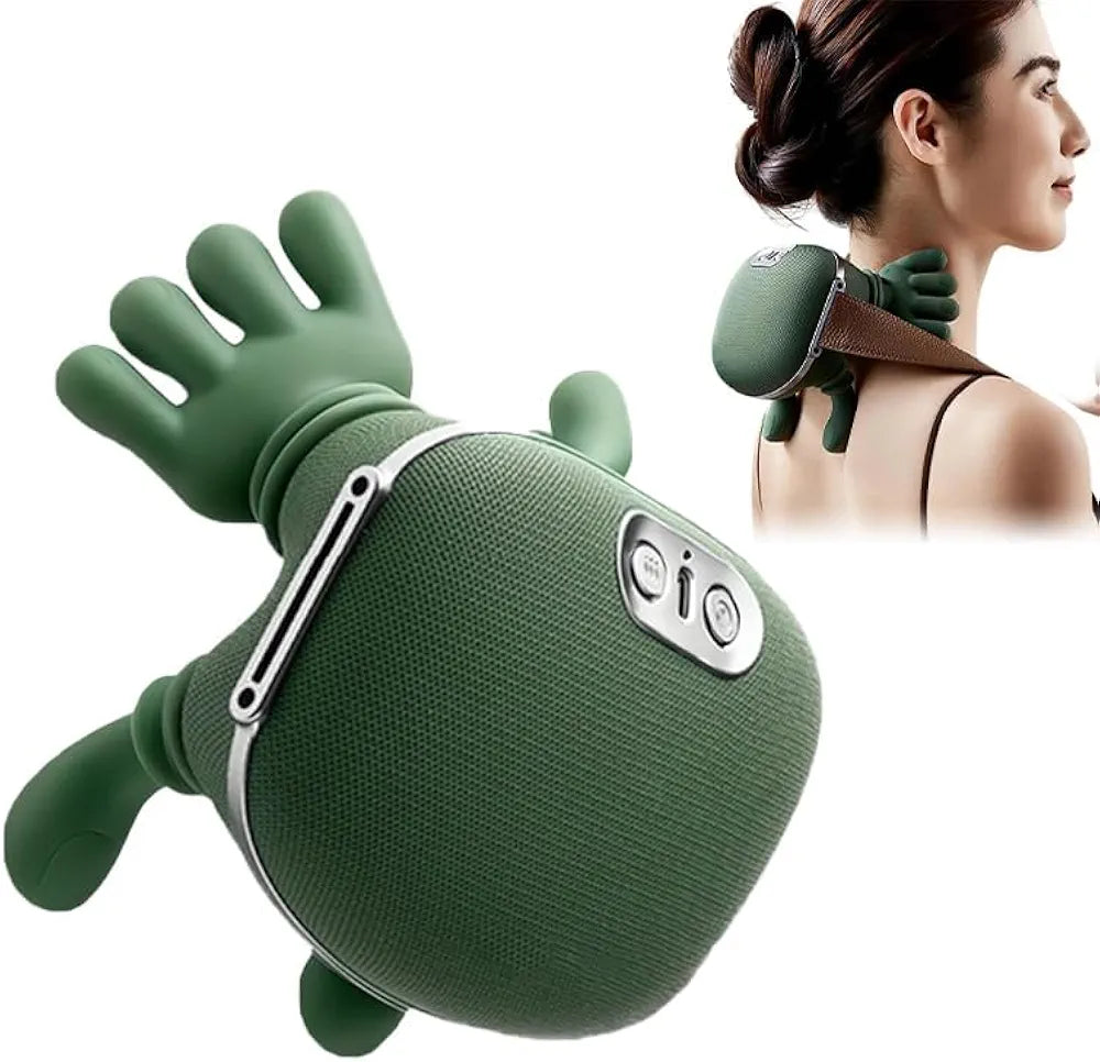 Smart Electric Neck Massager with Finger Pressure Simulation