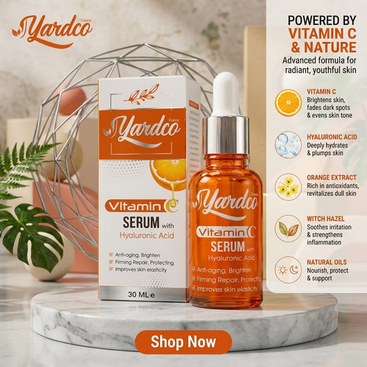 Vitamin C Face Serum with Hyaluronic Acid – Brightening & Anti-Aging 30ml