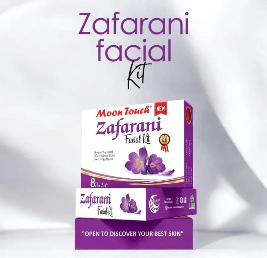 Zafarani Facial Set 8 in 1 Skincare Bundle Facial Kit - 1 Pcs